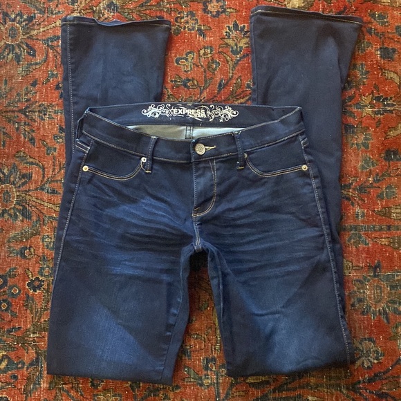 Dark blue Express jeans - Picture 12 of 15